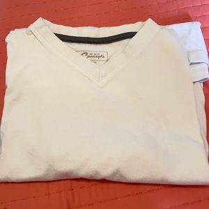 Men’s short sleeve Tee Shirt V Neck 100% cotton